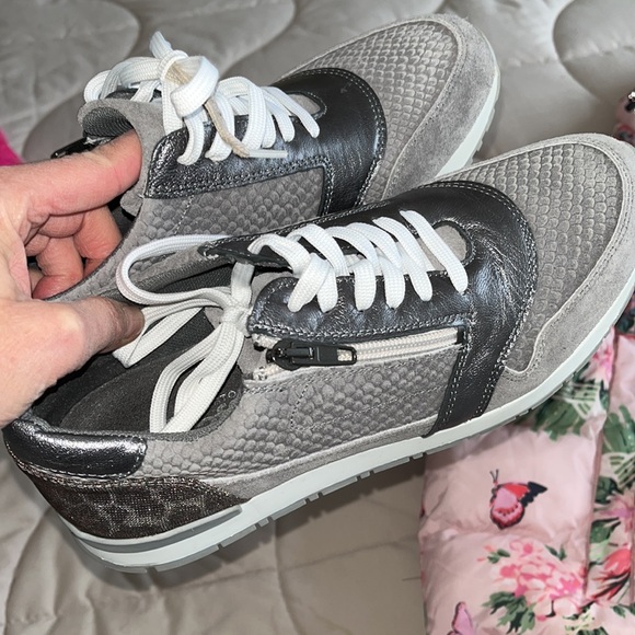 Umberto Raffini Janice Sneakers Silver/ Leopard - Picture 1 of 8